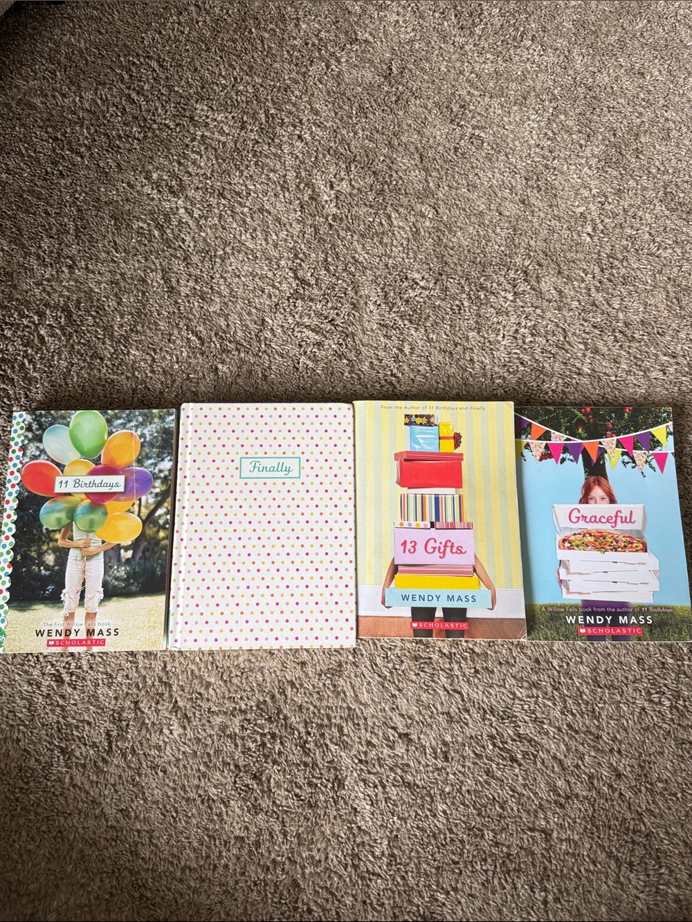 Wendy Mass Children's Book Set - complete birthdays series